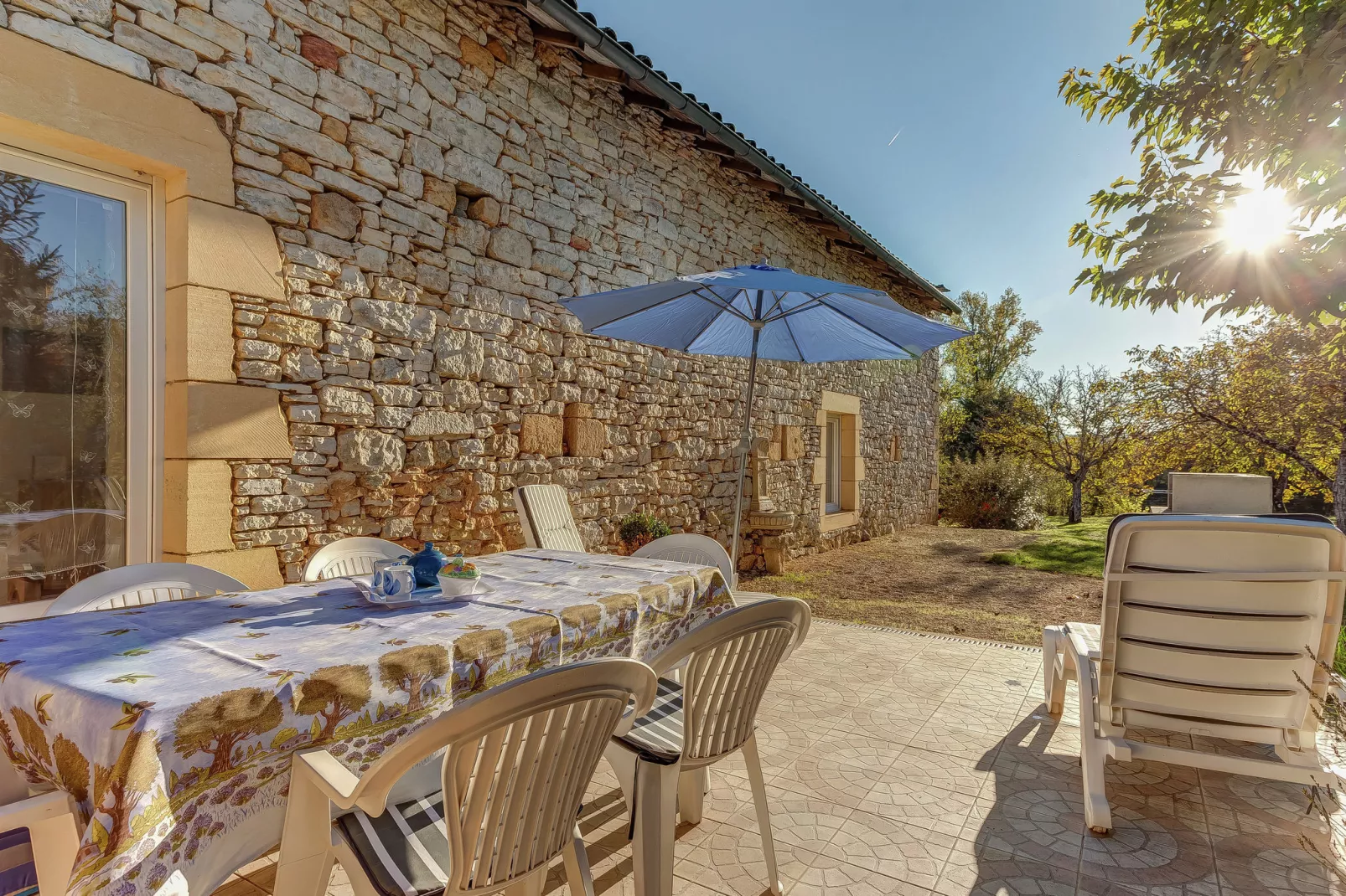 Maison de vacances Cazals-Terrasbalkon