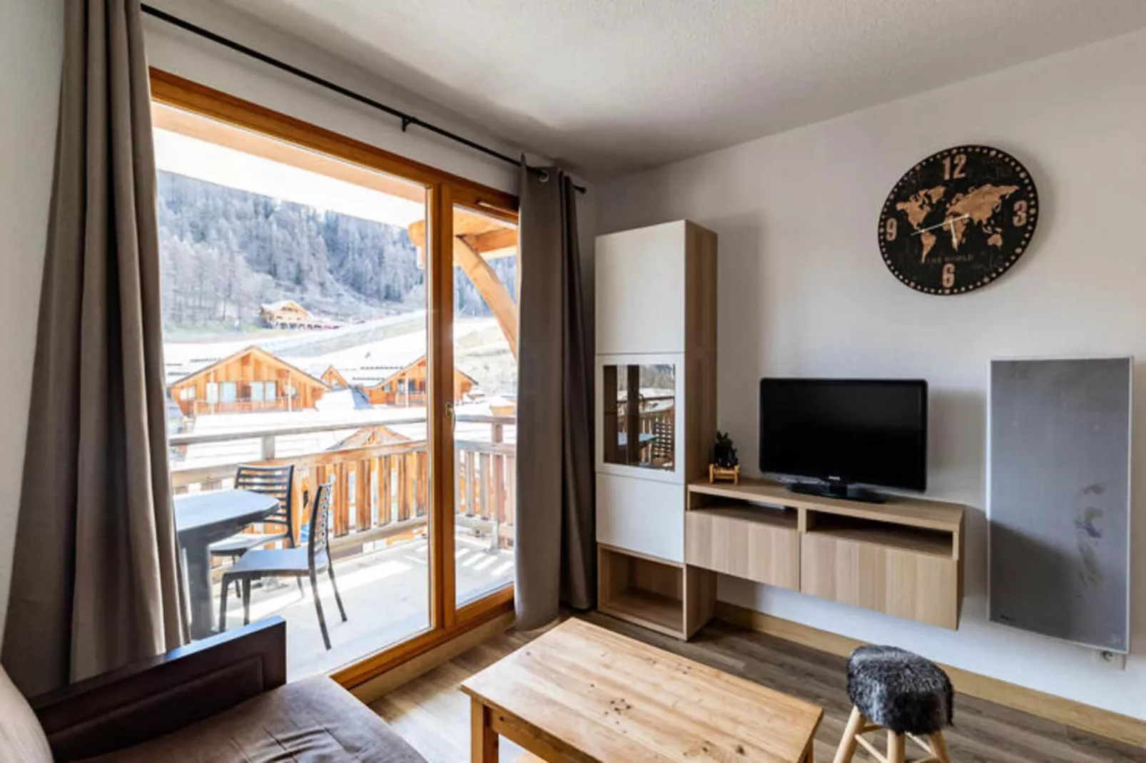 Résidence Le Balcon Des Airelles-Woonkamer