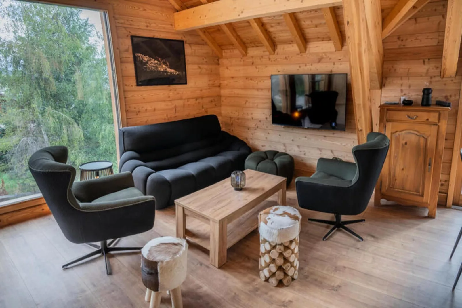 Résidence Pramouton-Woonkamer