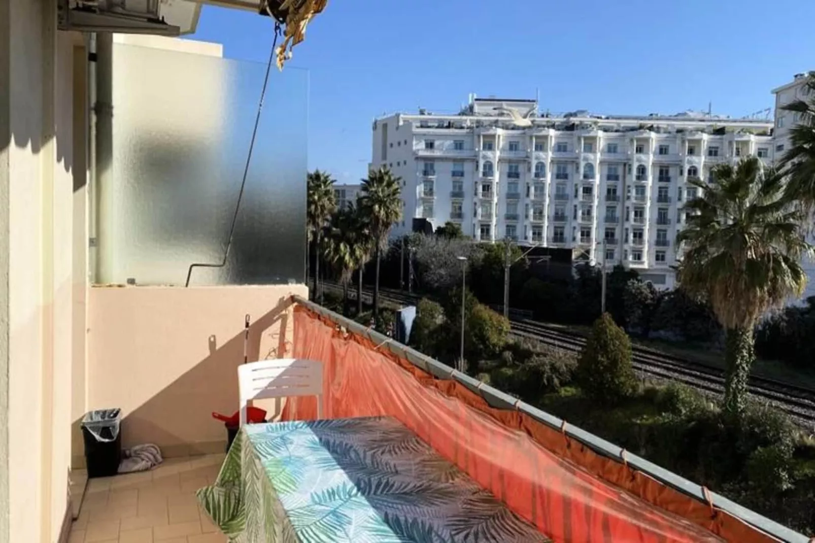 Résidence 2 Pi&egrave;ces Plein Sud &agrave; 300m De La Croisette ☀live In Le Bosquet☀-Terrasbalkon