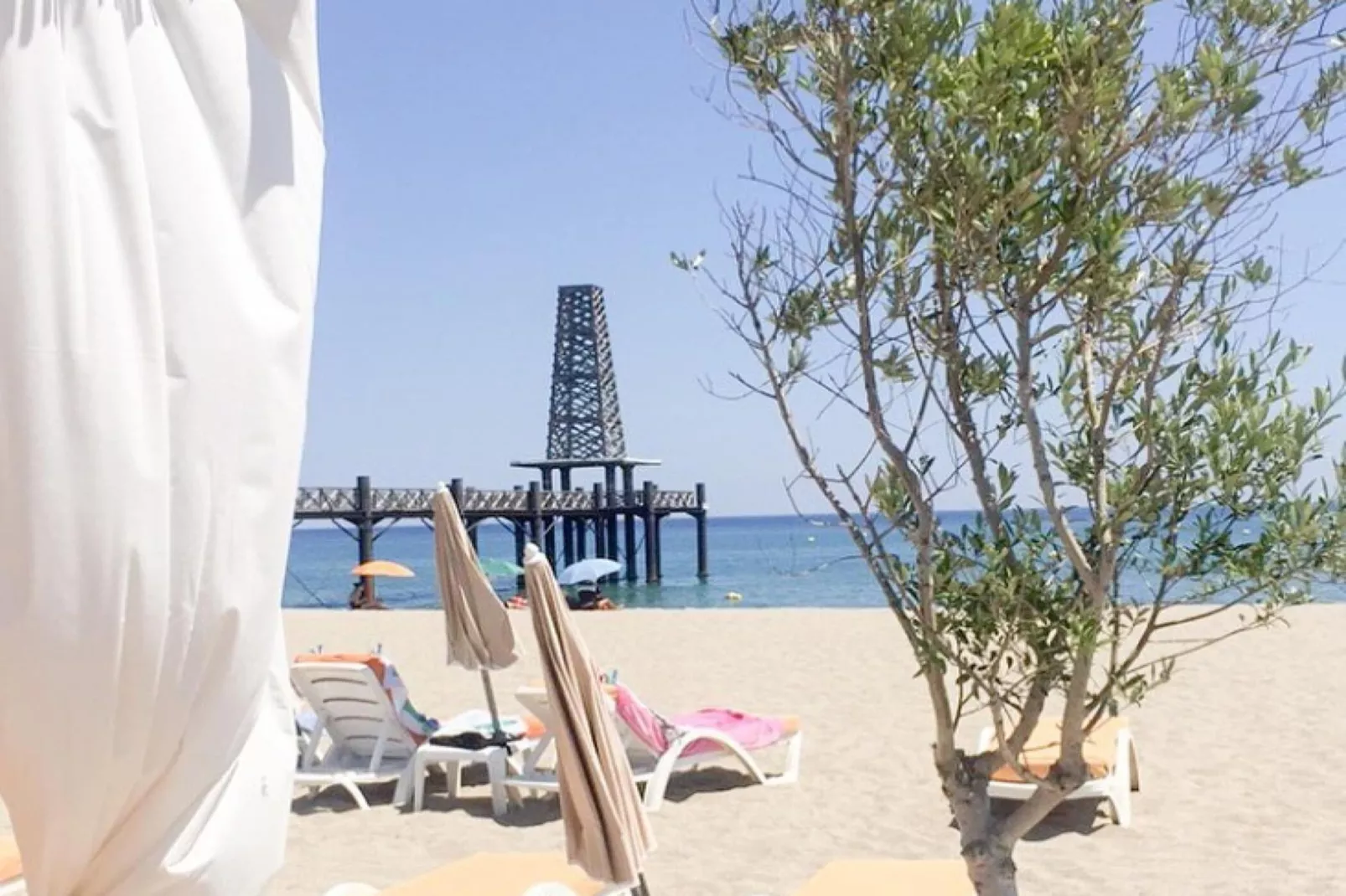 Résidence Belle Plage-Buitenkant zomer
