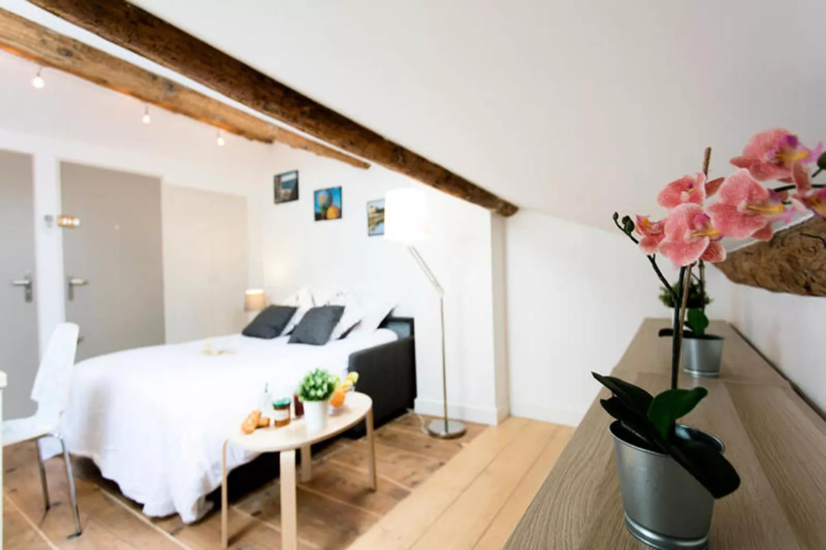 Studio à Montpellier-Slaapkamer