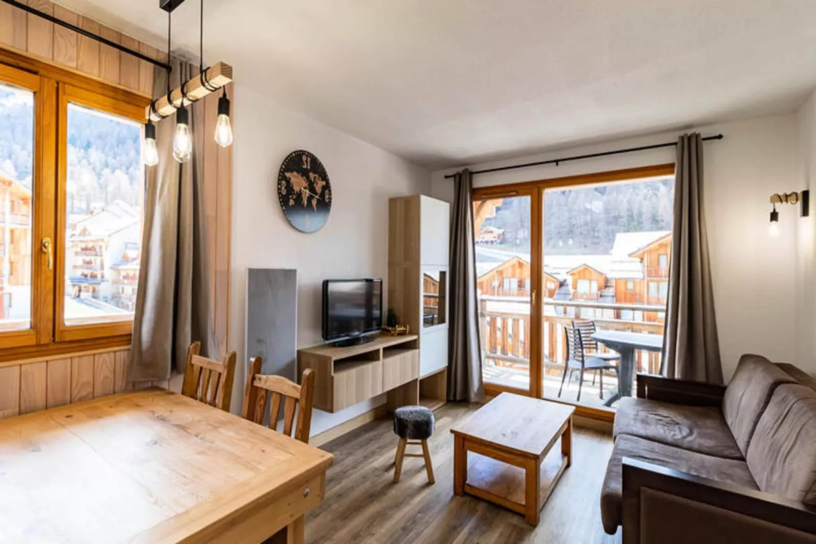 Résidence Le Balcon Des Airelles-Woonkamer