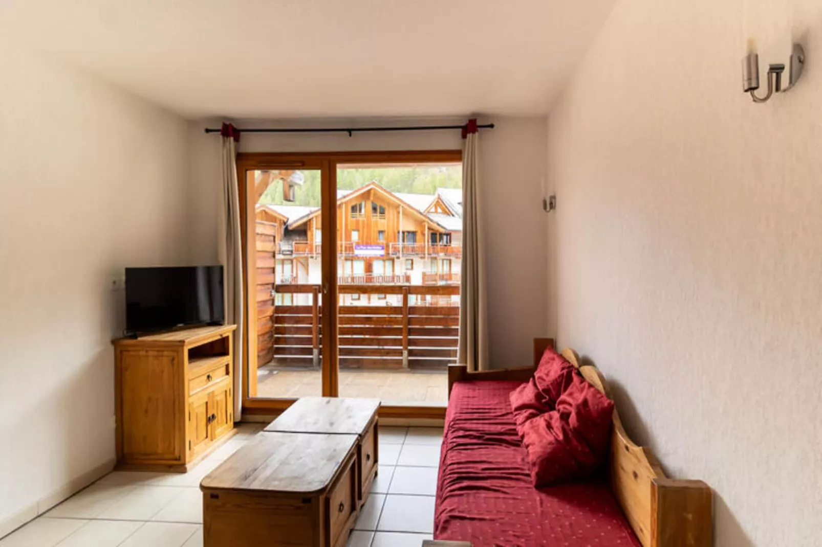 Résidence Le Balcon Des Airelles-Woonkamer