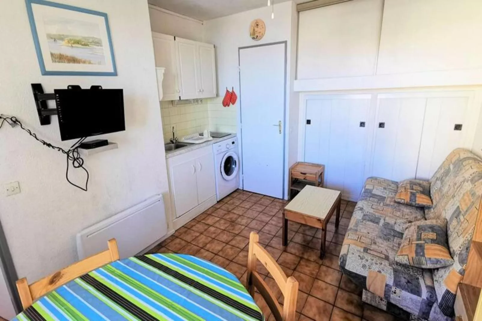 Résidence Terrasses De La Mediterranee 1-Woonkamer