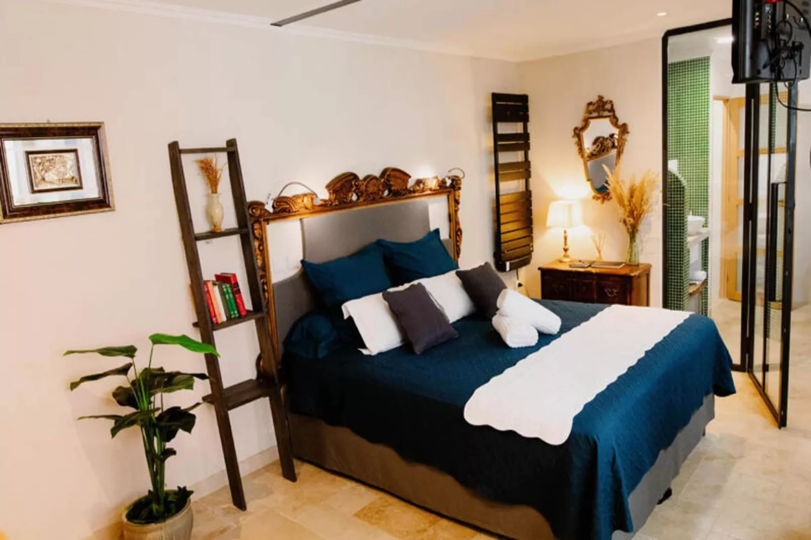 Studio à Nîmes-Slaapkamer