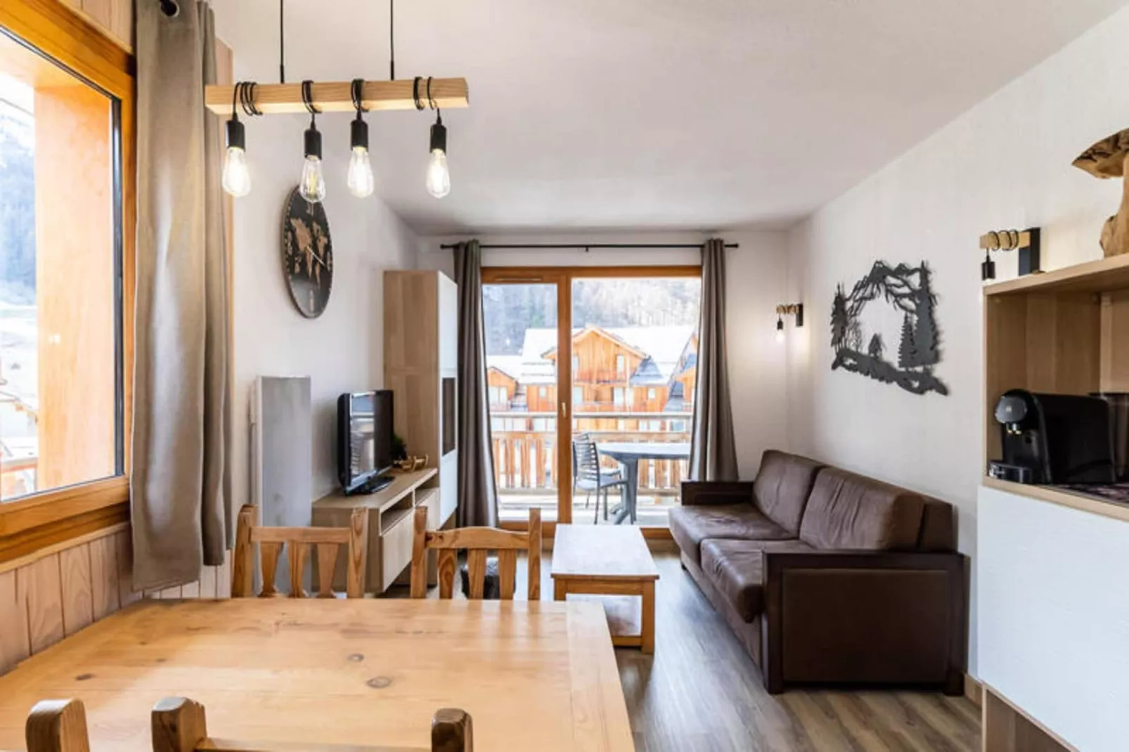 Résidence Le Balcon Des Airelles-Woonkamer