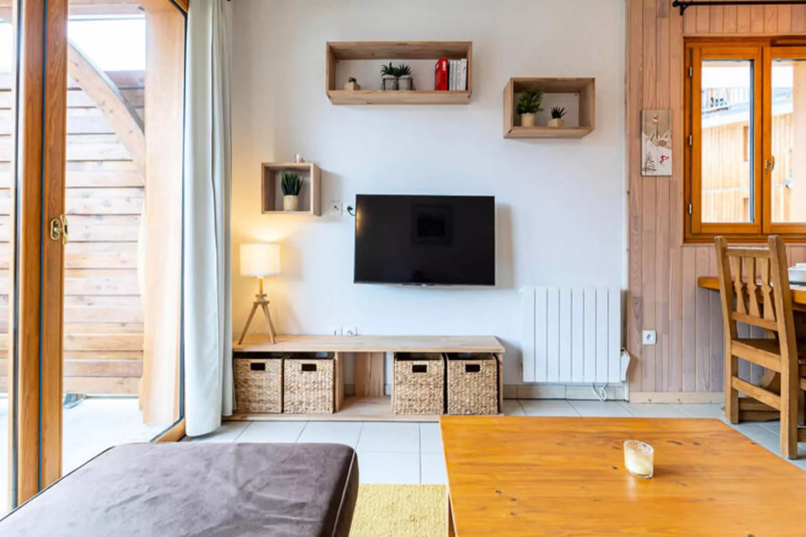 Résidence Le Balcon Des Airelles-Woonkamer