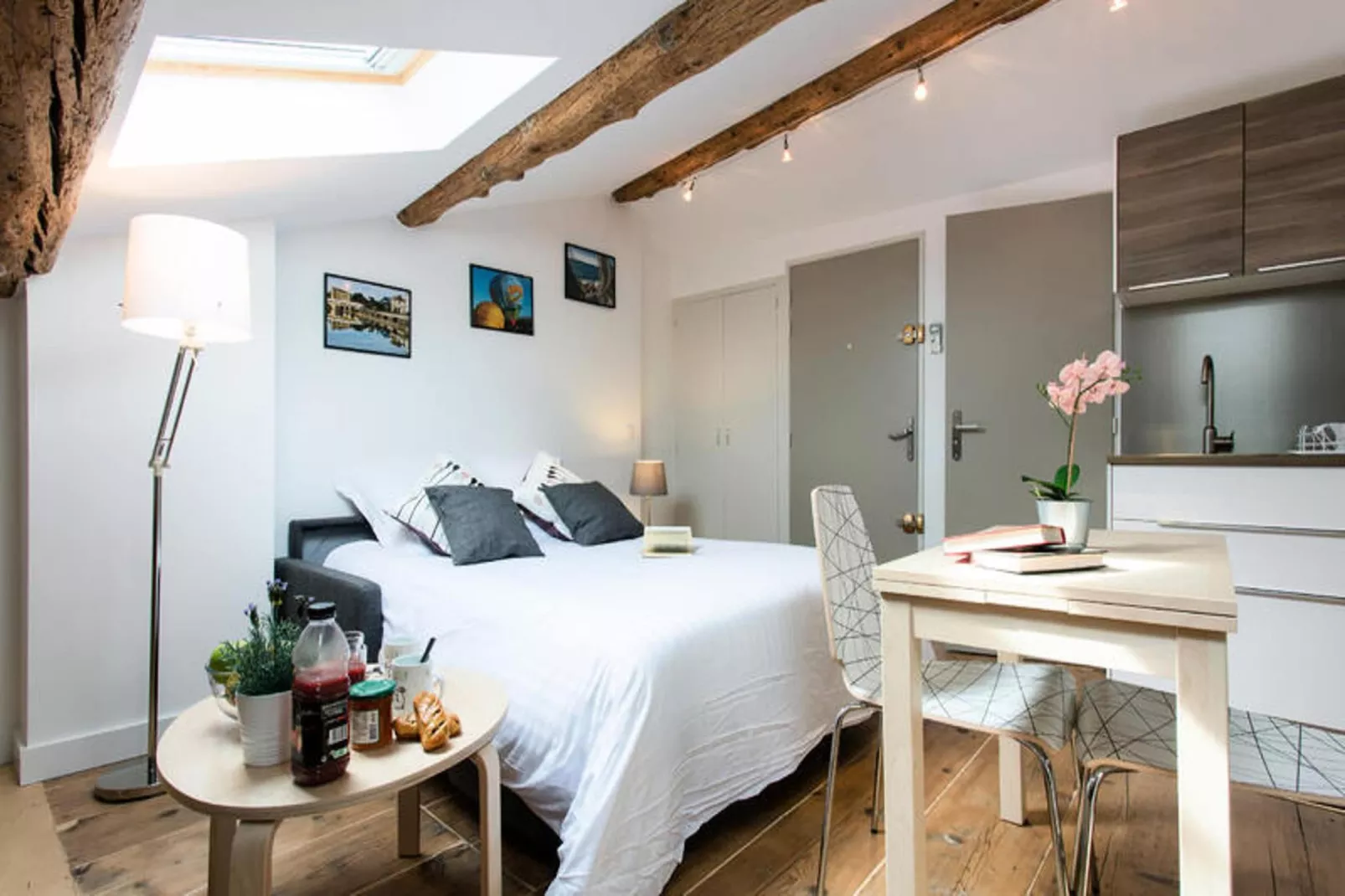 Studio à Montpellier-Slaapkamer