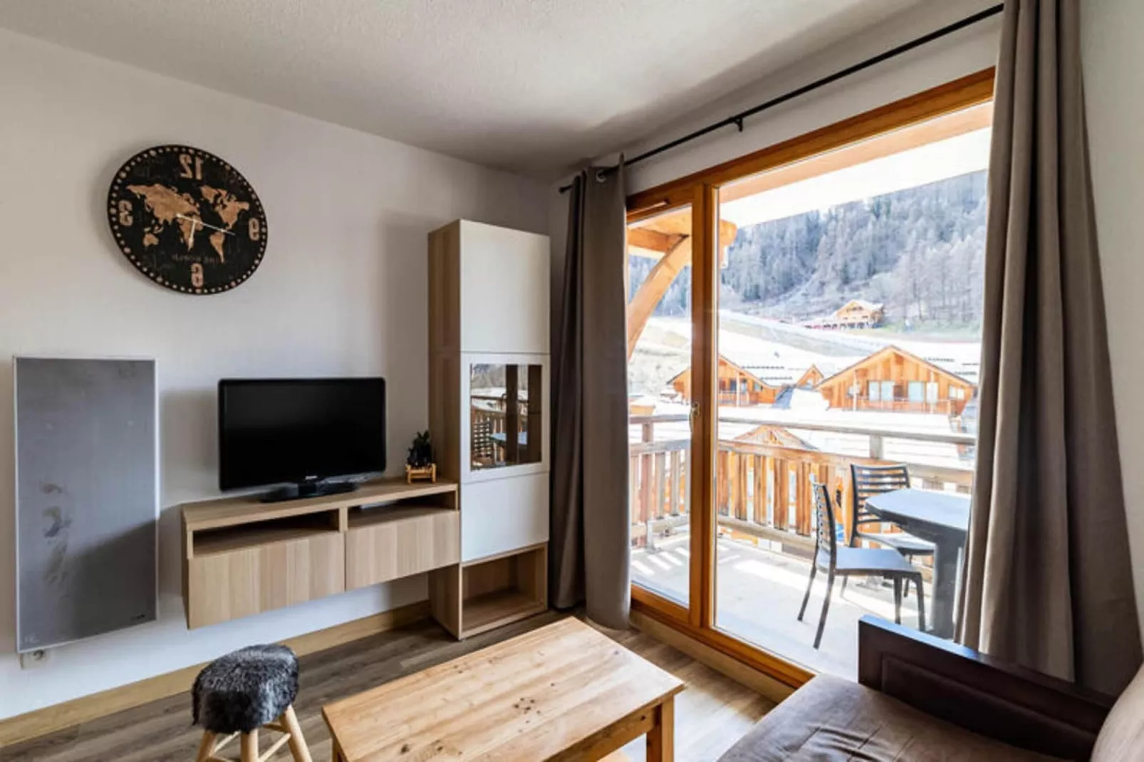 Résidence Le Balcon Des Airelles-Woonkamer