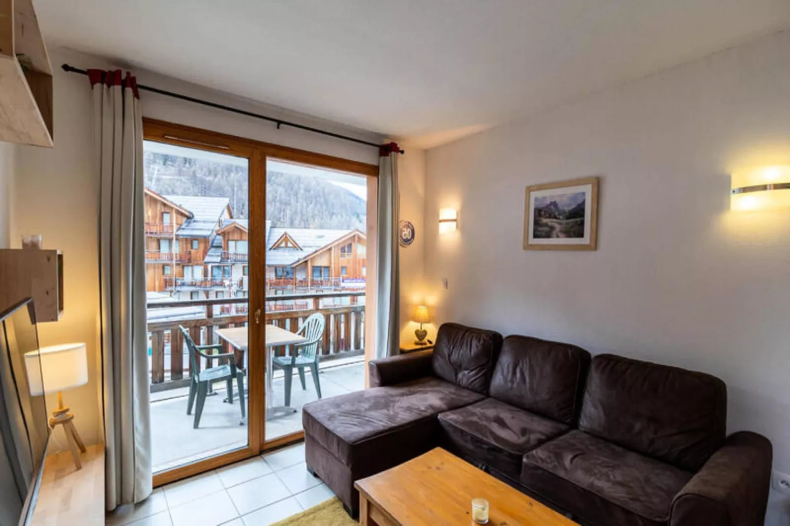 Résidence Le Balcon Des Airelles-Woonkamer