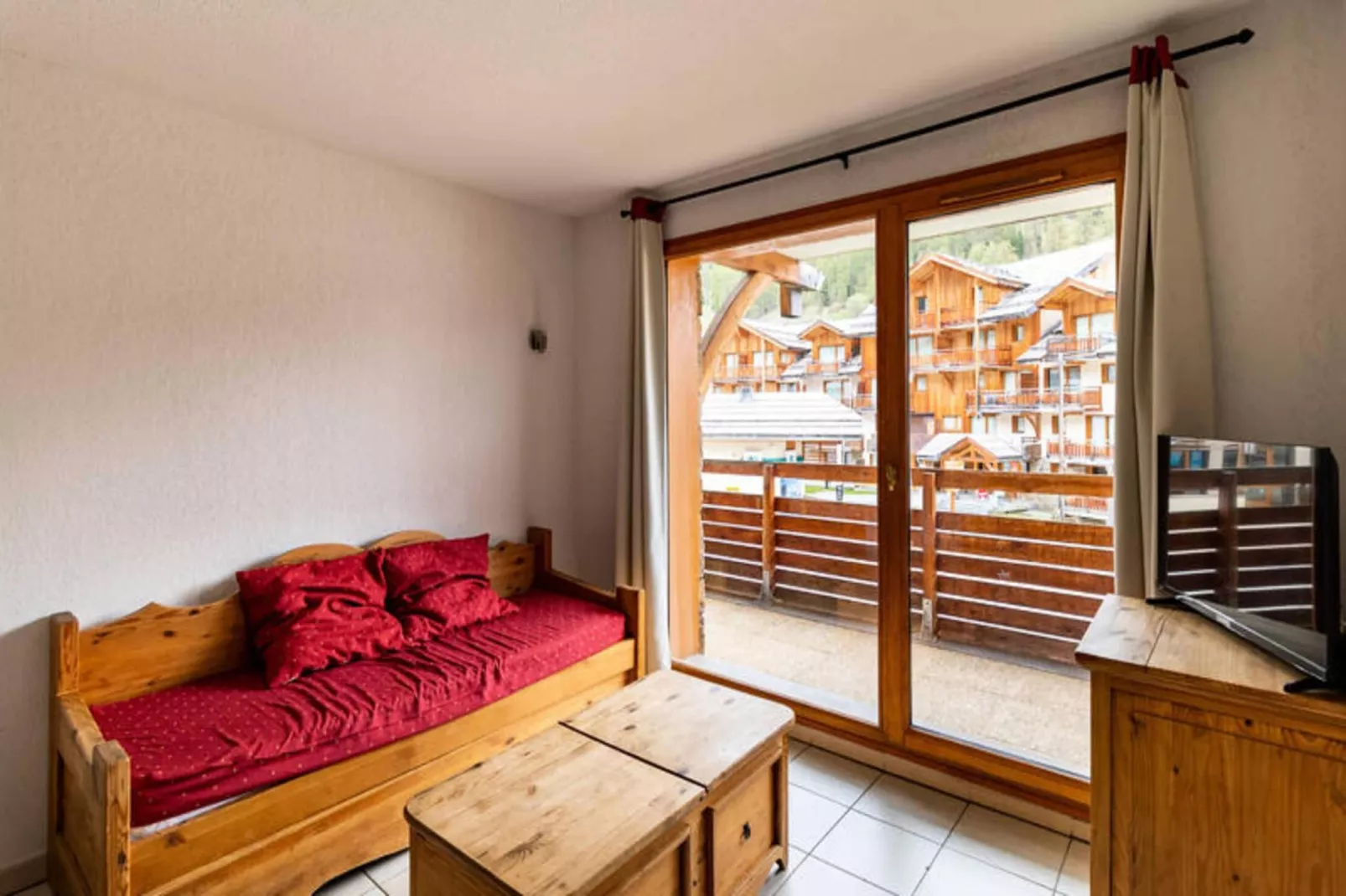 Résidence Le Balcon Des Airelles-Woonkamer