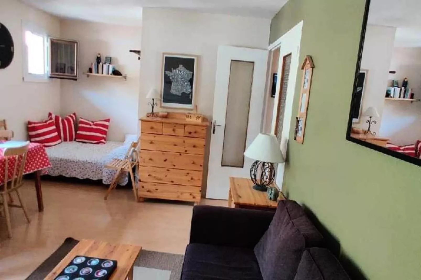 Résidence Canteneige-Woonkamer