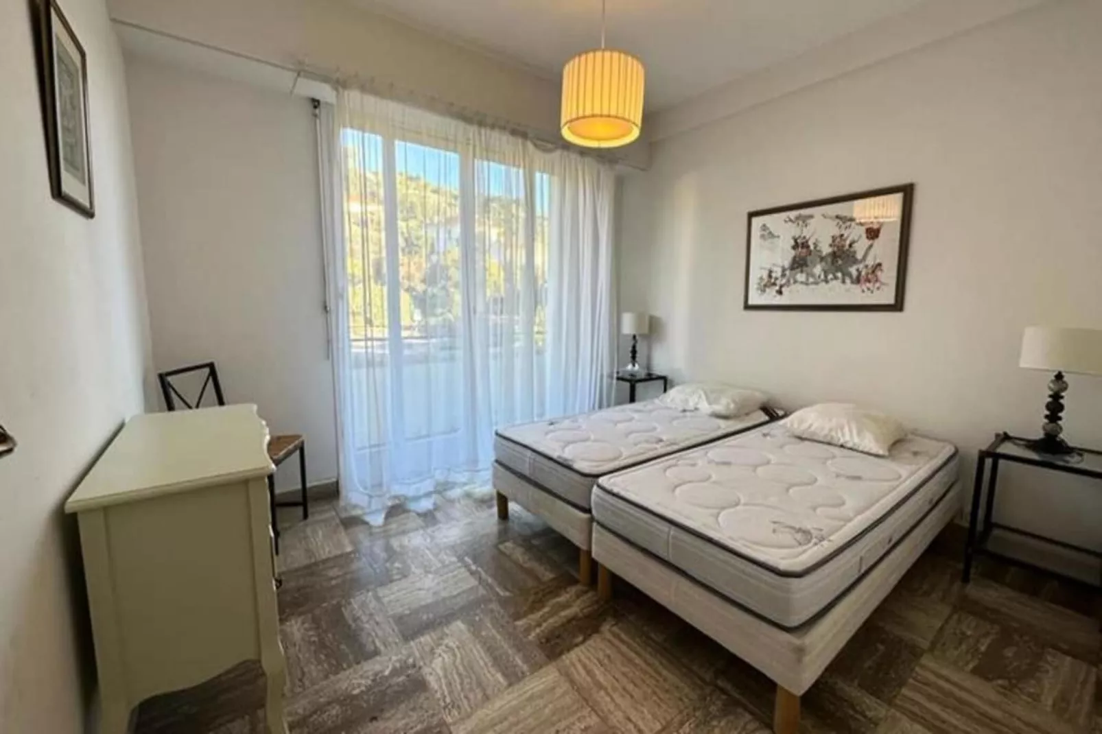 Résidence We &hearts; Cannes ! Vue Mer Incroyable 2 Chambres La Vista-Slaapkamer