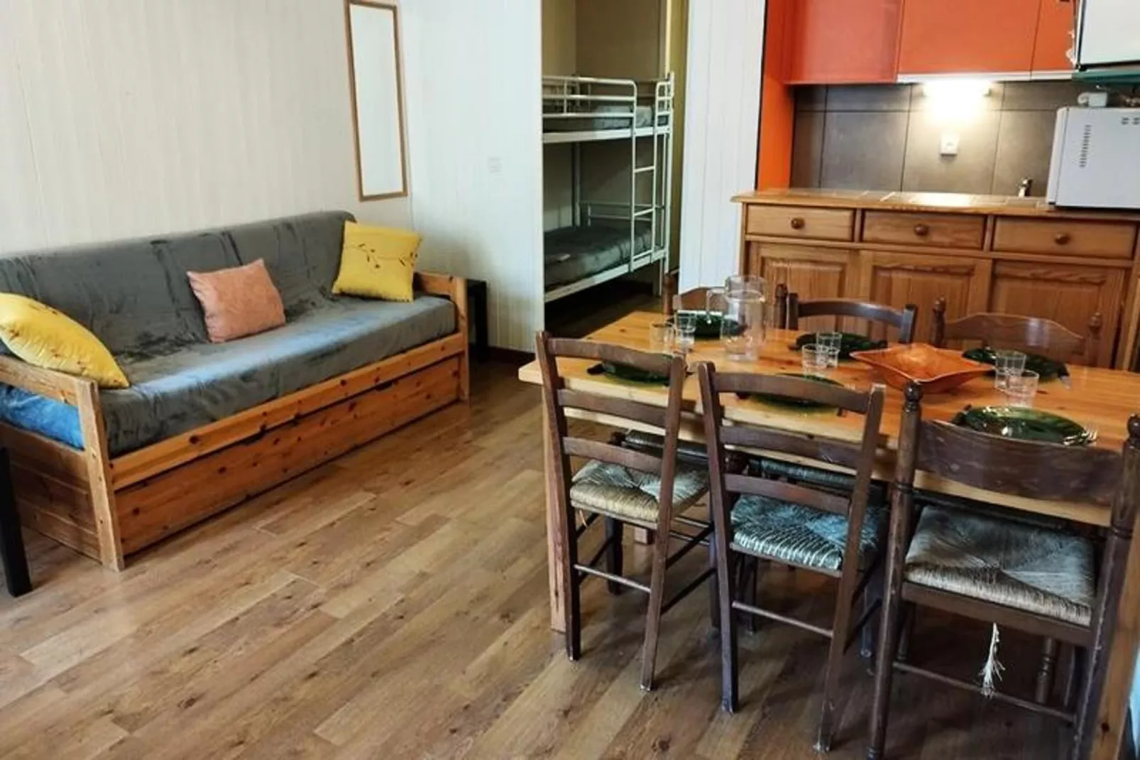 Résidence Rond-point-pistes I-Eetkamer