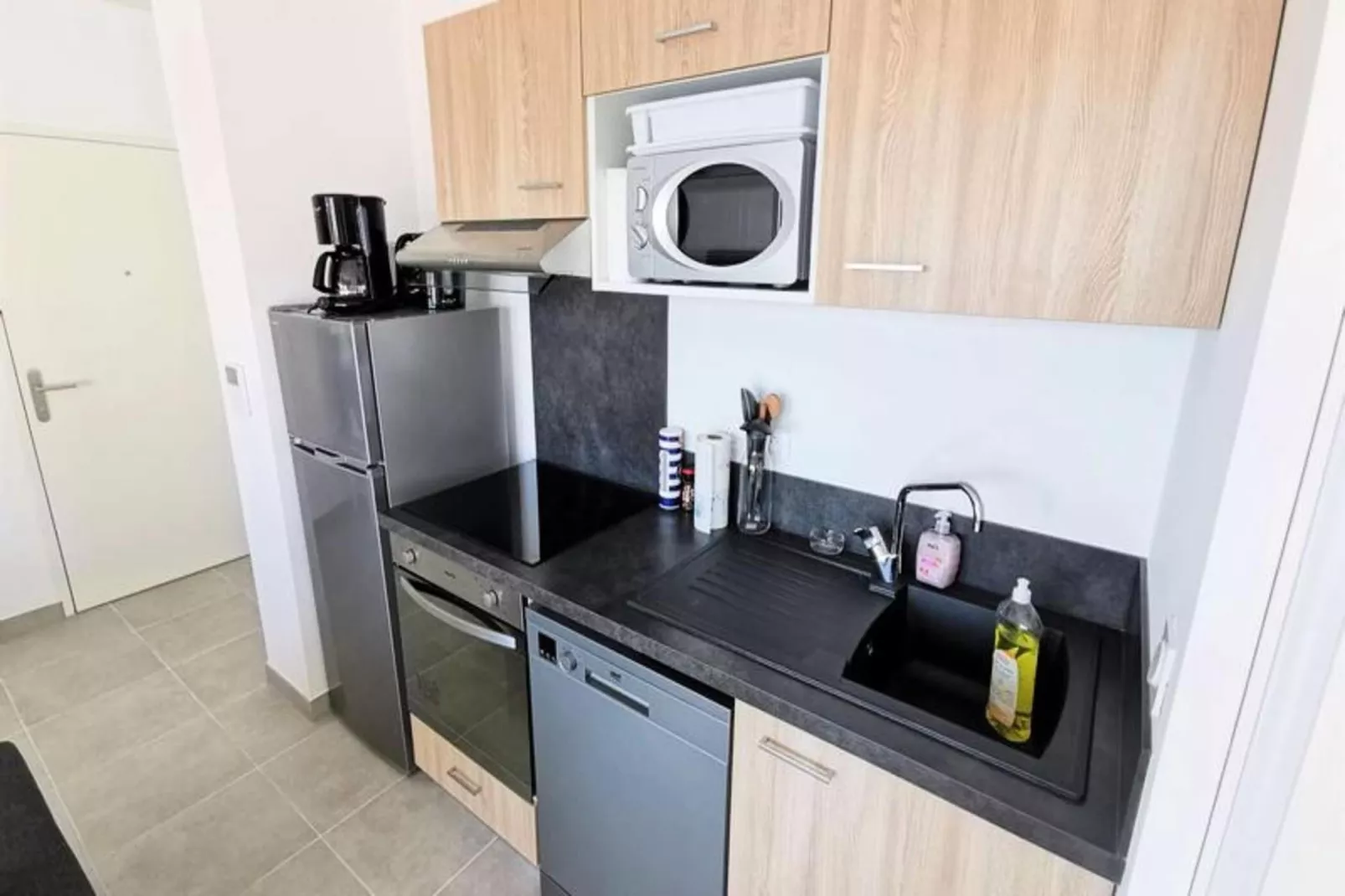 Résidence Les Voiles Blanches-Keuken