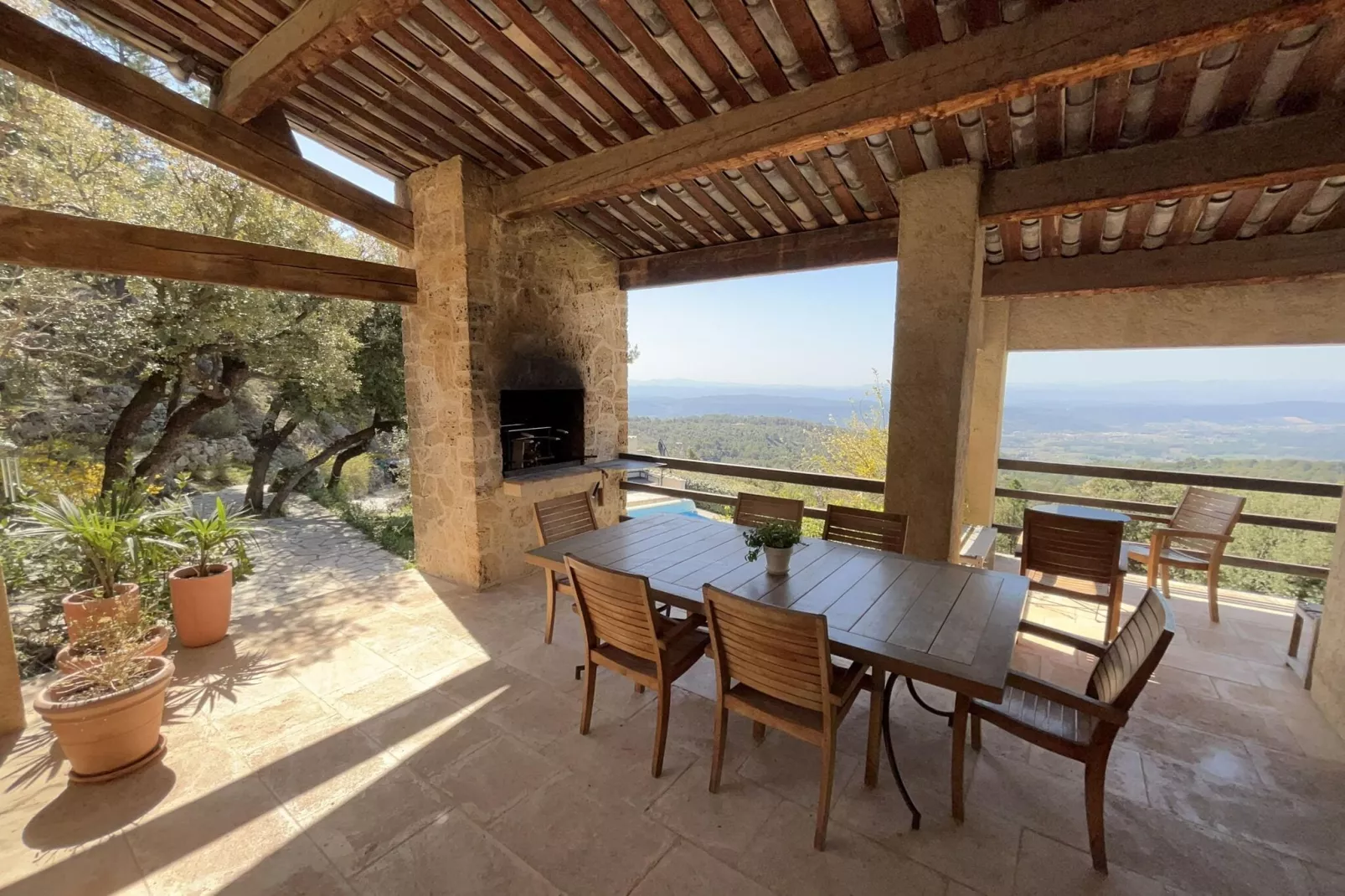 Villa vue splendide-Terrasbalkon