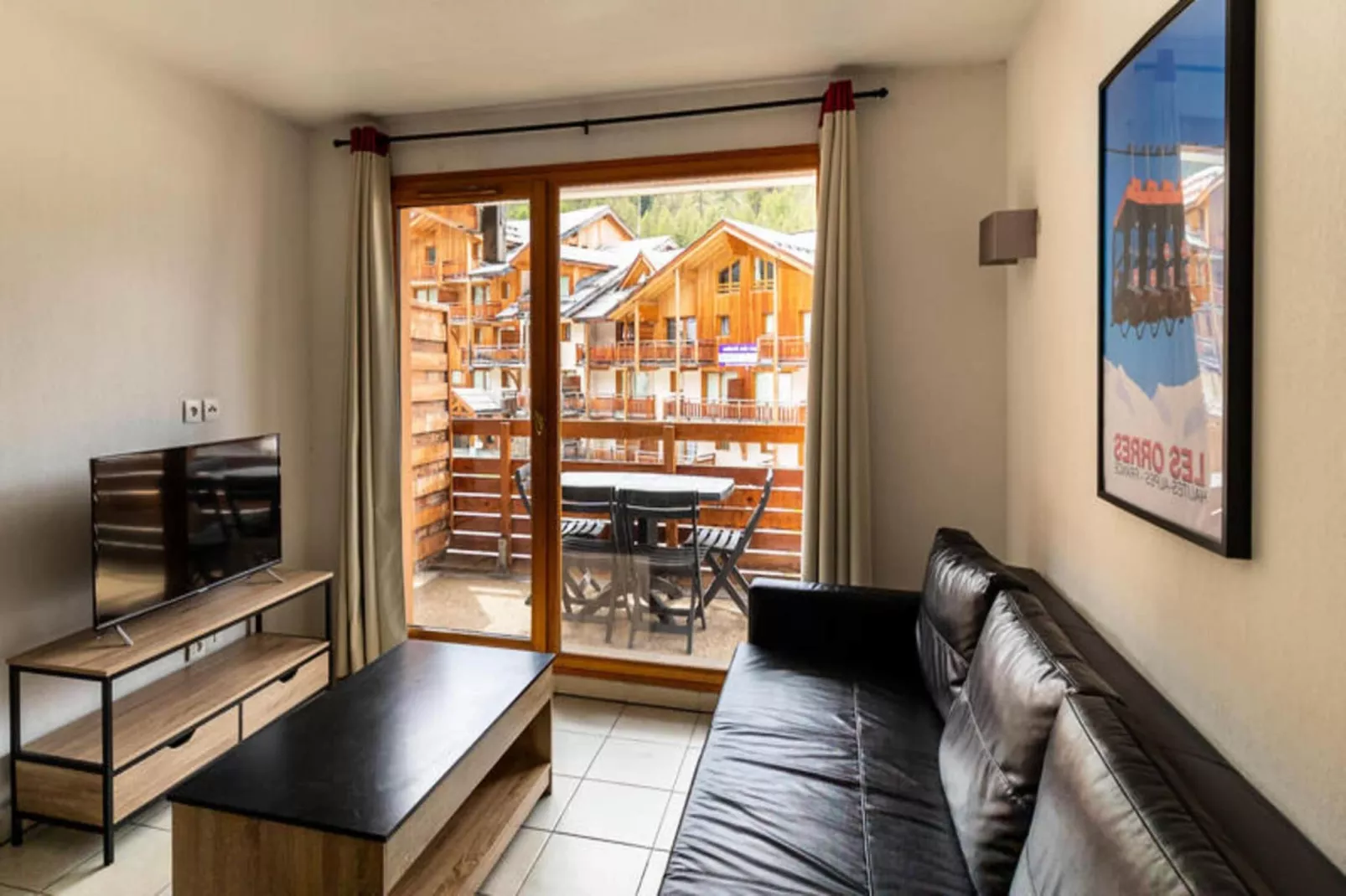 Résidence Le Balcon Des Airelles-Woonkamer