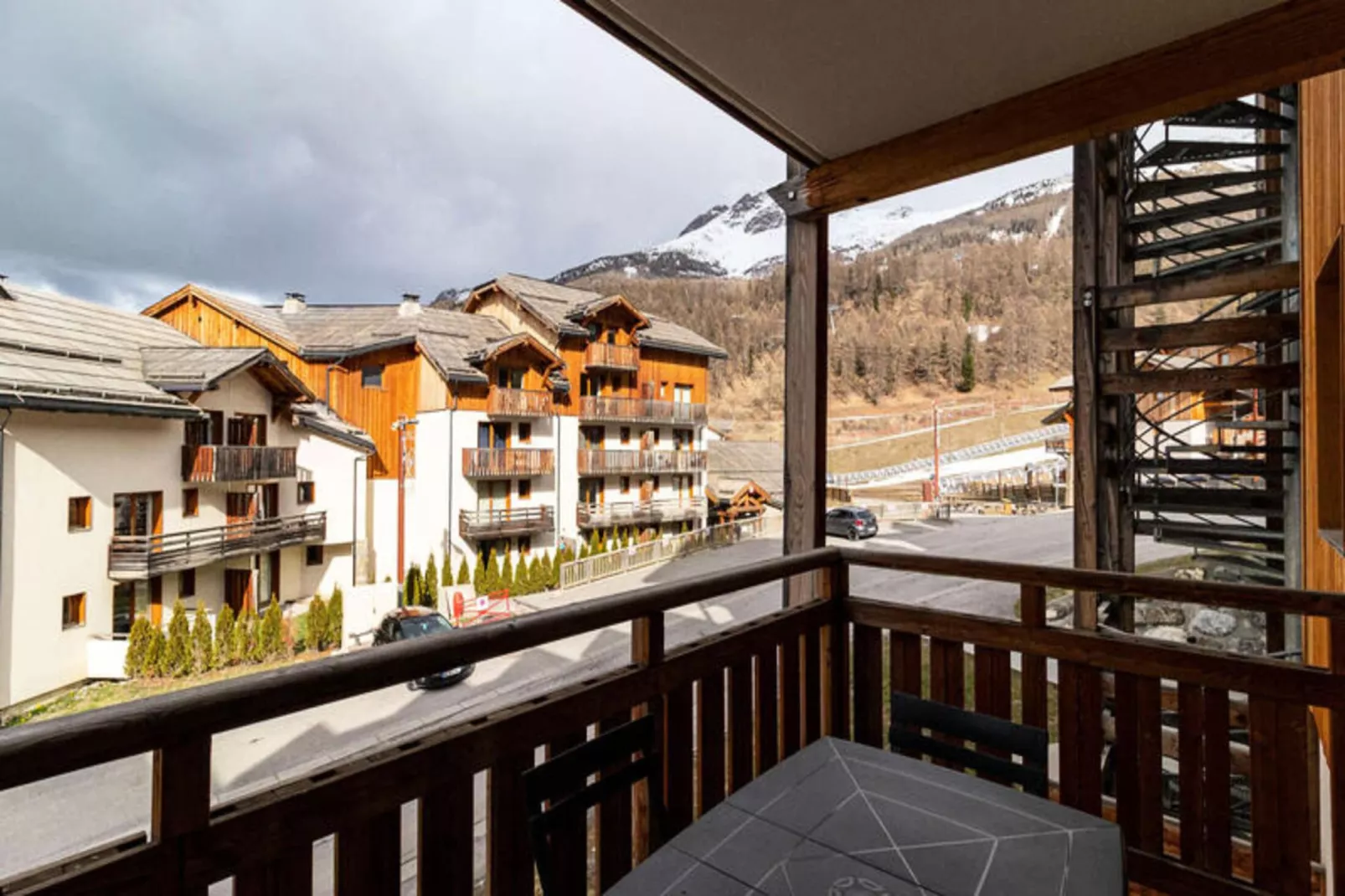 Résidence Le Balcon Des Airelles-Uitzicht winter