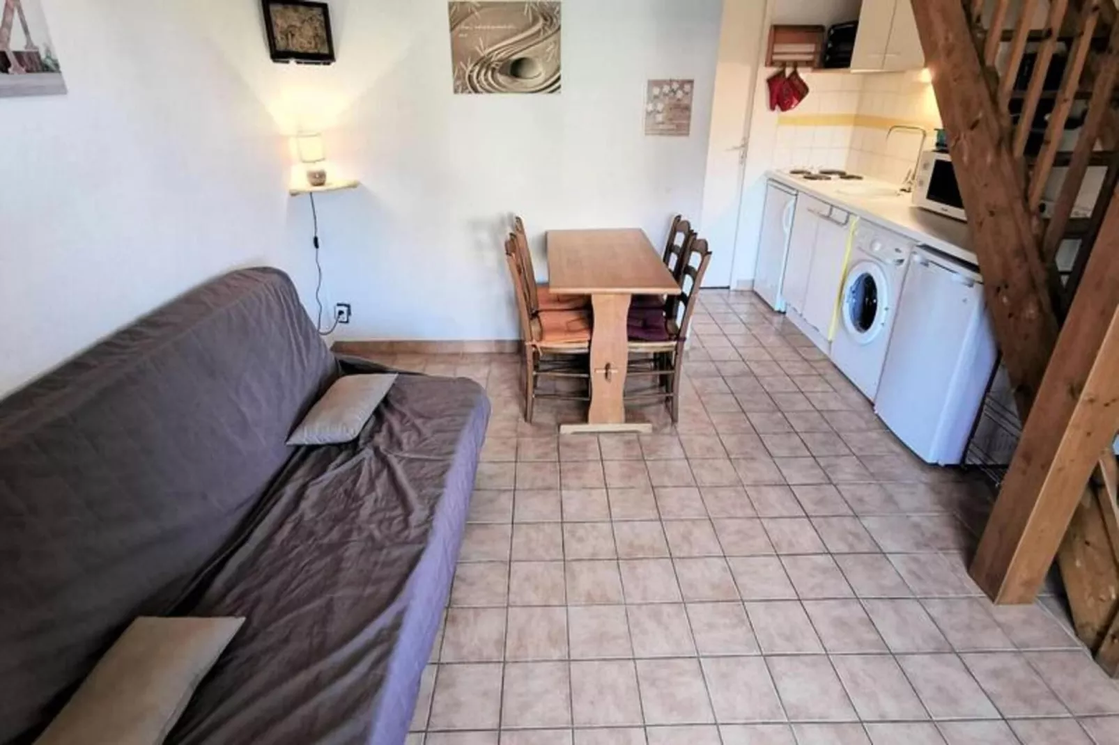 Résidence Maisons De La Plage-Woonkamer