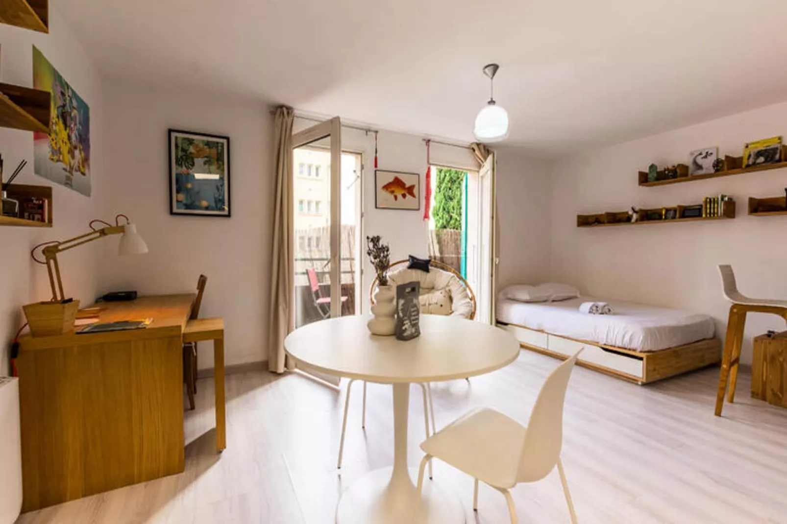 Studio à Montpellier-Eetkamer
