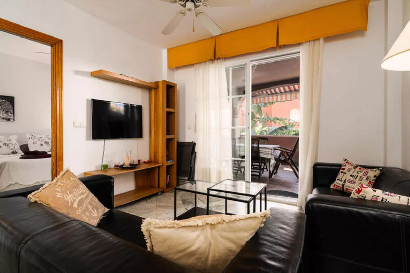 Appartements à Marbella-Woonkamer