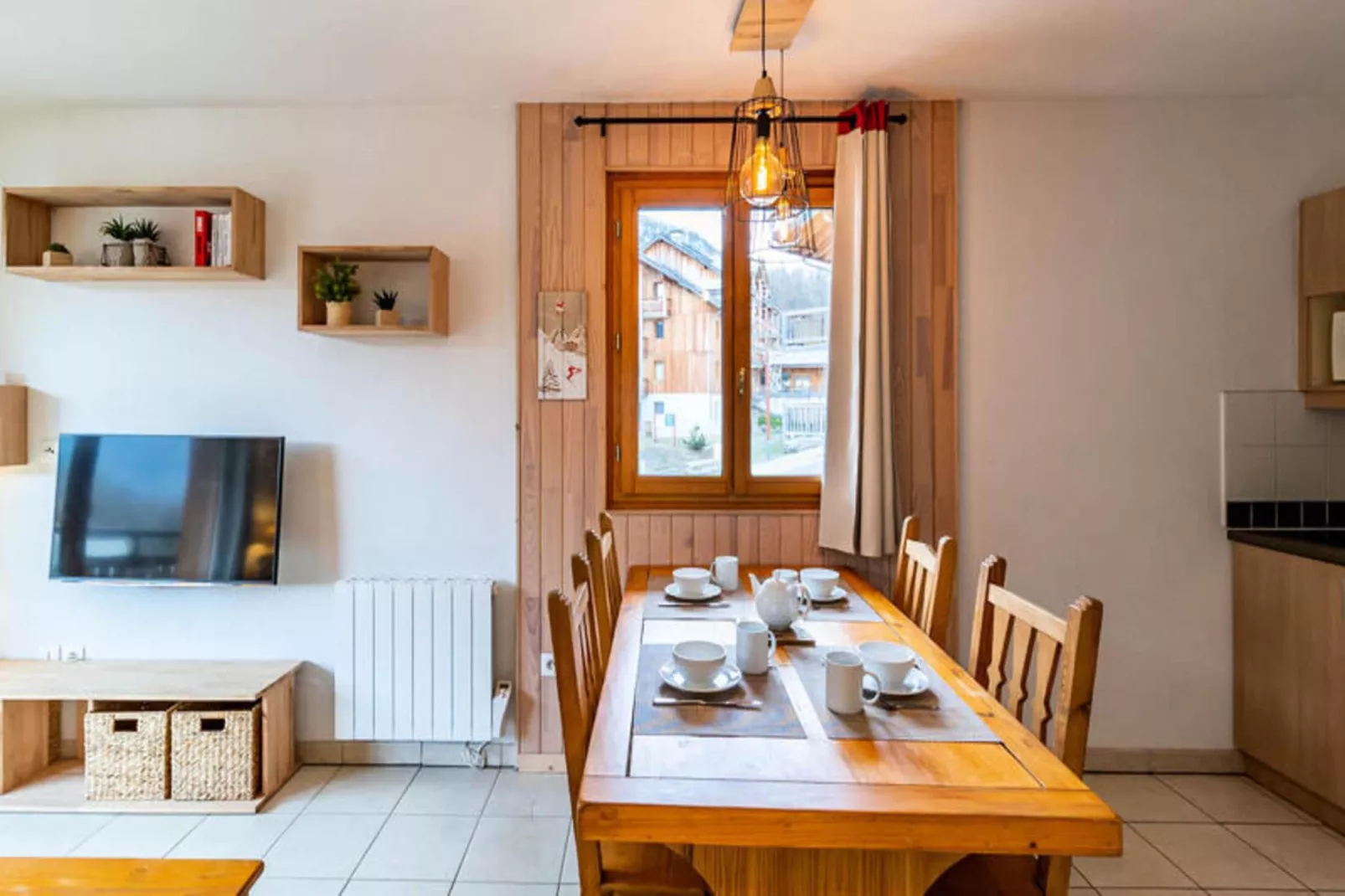 Résidence Le Balcon Des Airelles-Eetkamer