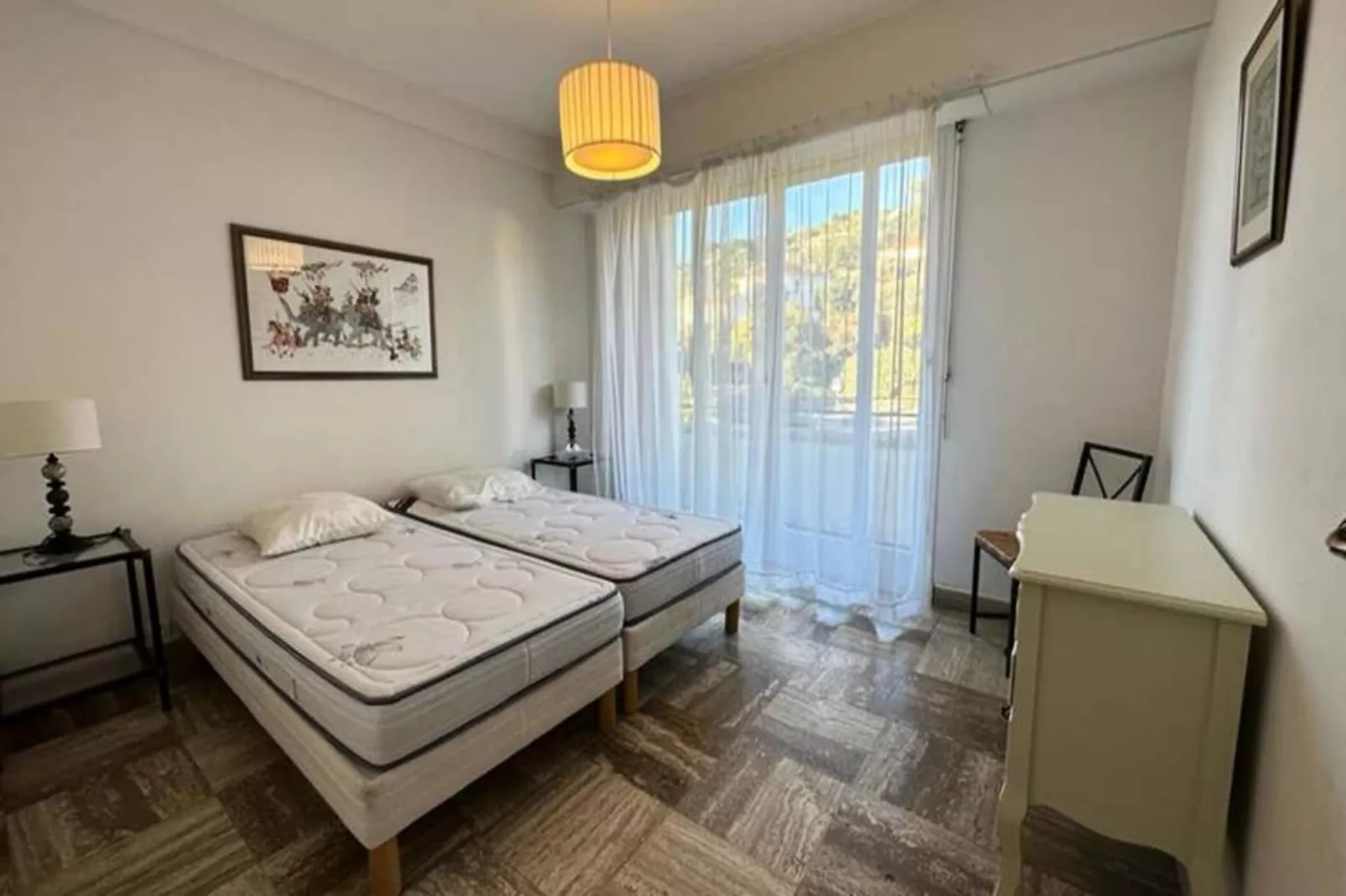 Résidence We &hearts; Cannes ! Vue Mer Incroyable 2 Chambres La Vista-Slaapkamer