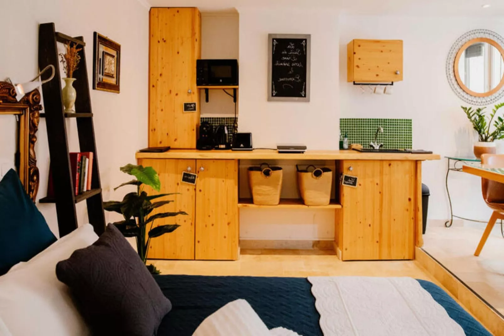 Studio à Nîmes-Slaapkamer