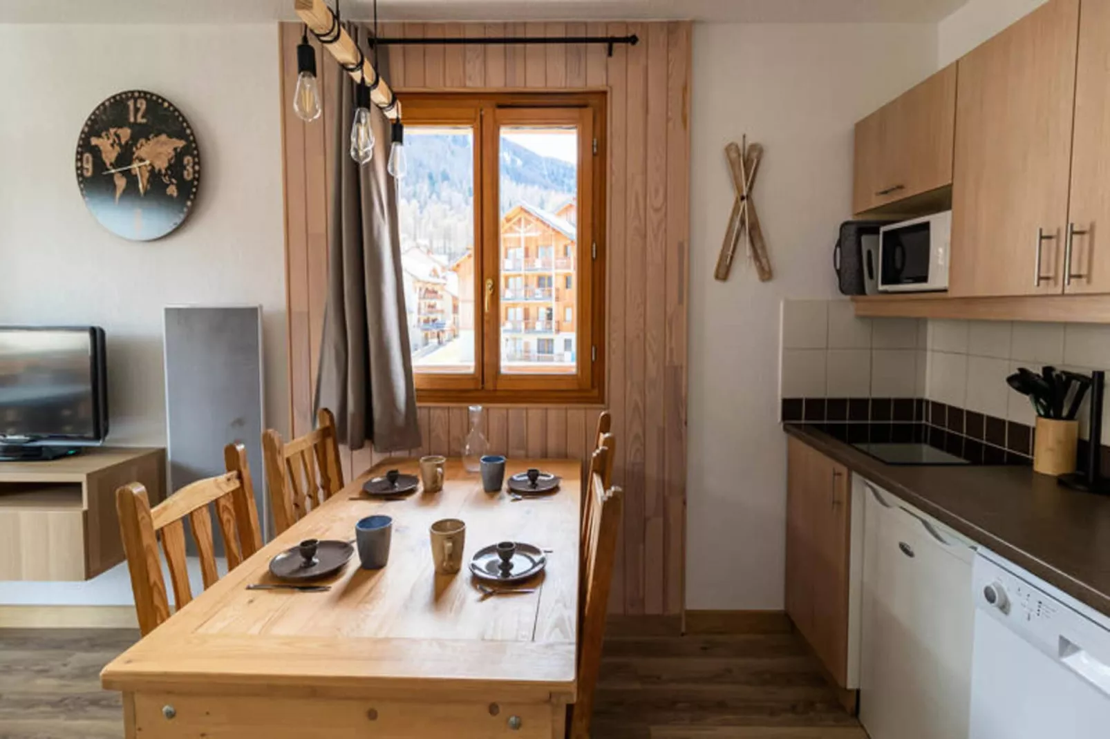 Résidence Le Balcon Des Airelles-Eetkamer