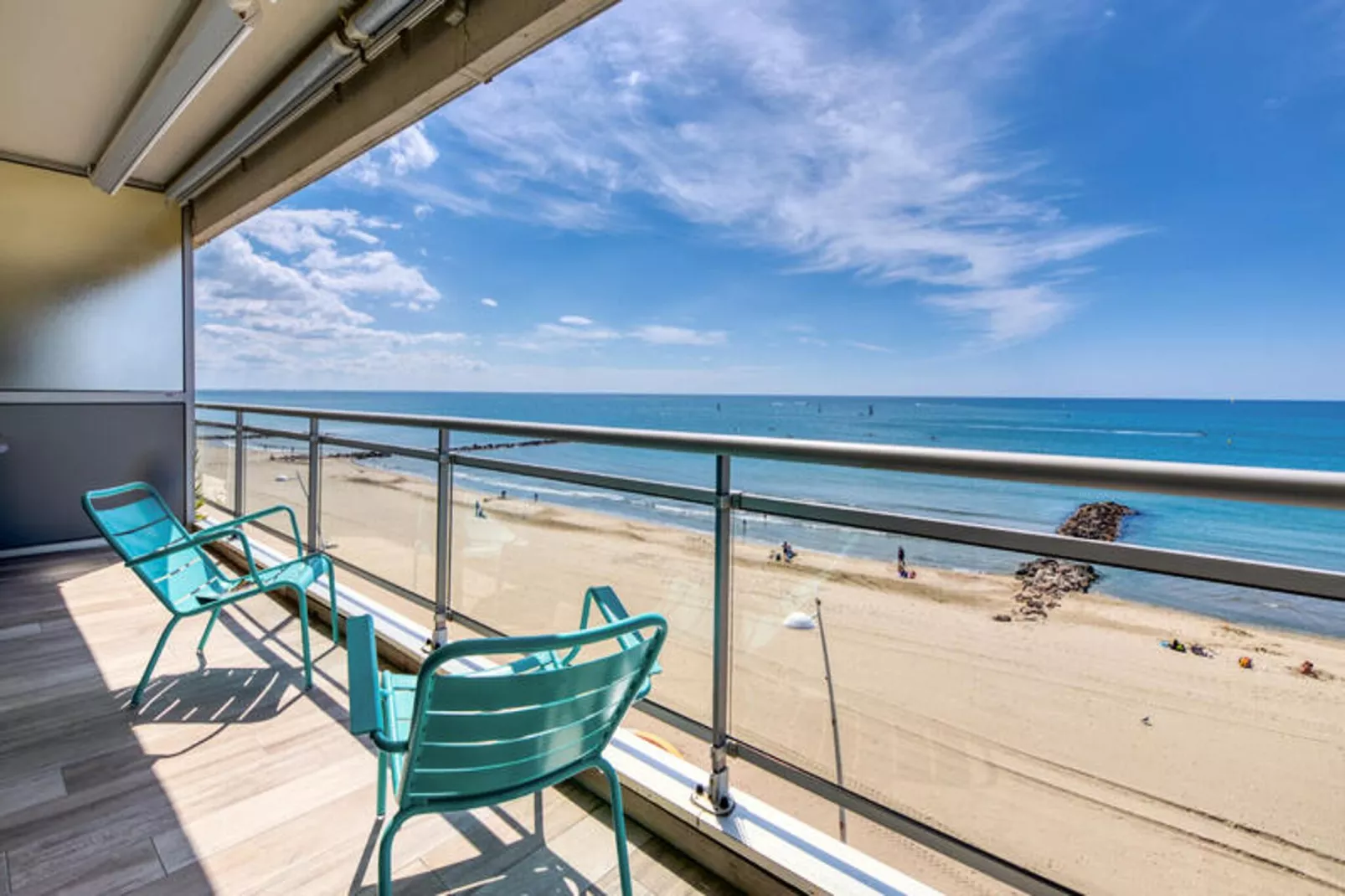 Appartements à Palavas-les-Flots-Terrasbalkon