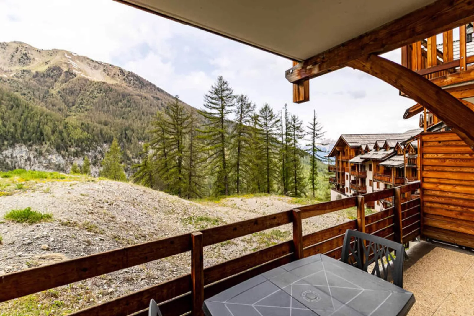 Résidence Le Balcon Des Airelles-Terrasbalkon