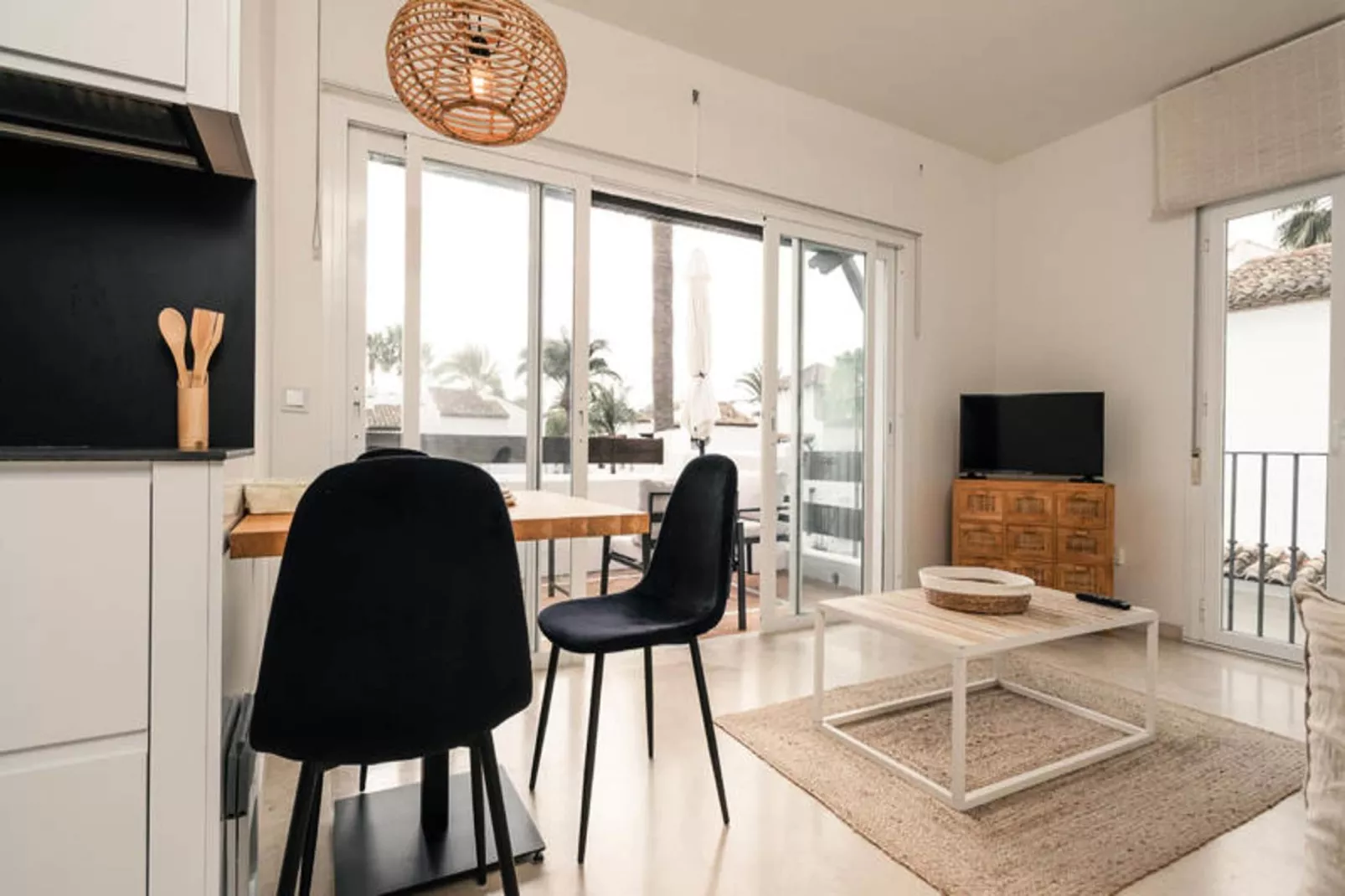 Appartements à Estepona-Woonkamer