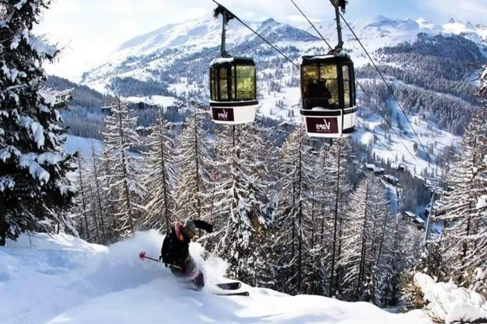 Résidence Canteneige-Uitzicht winter