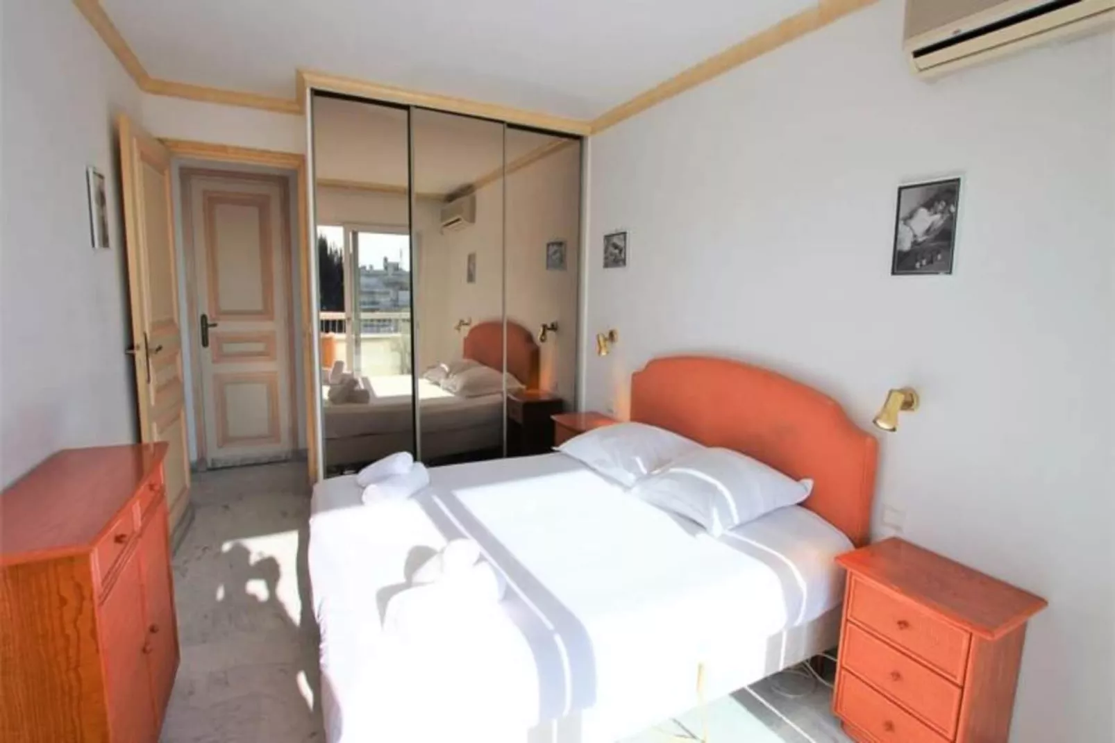 Résidence Appartement Climatis&eacute; 5 Voyageurs De 80 M2, Centre Ville Et Croisette-Slaapkamer