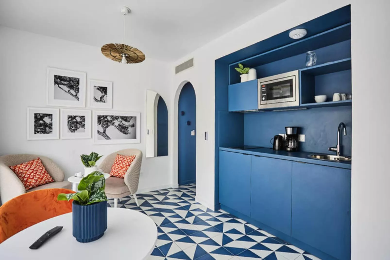 Appart'hôtel Odalys City Centre Euromed-Woonkamer