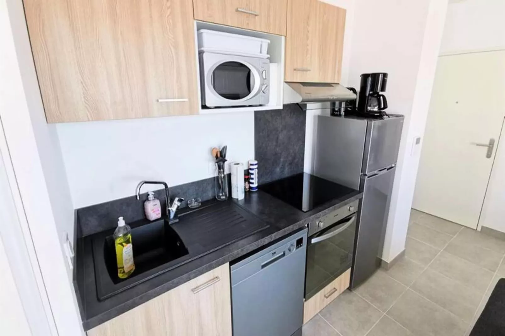 Résidence Les Voiles Blanches-Keuken