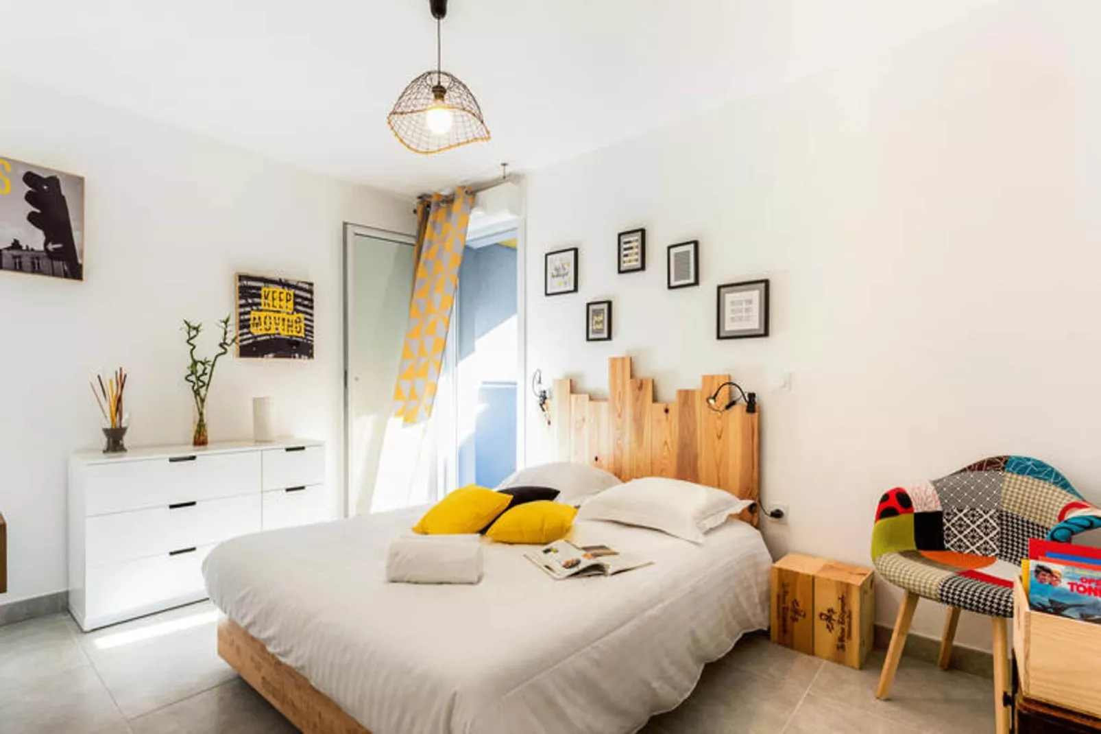 Appartements à Montpellier-Slaapkamer