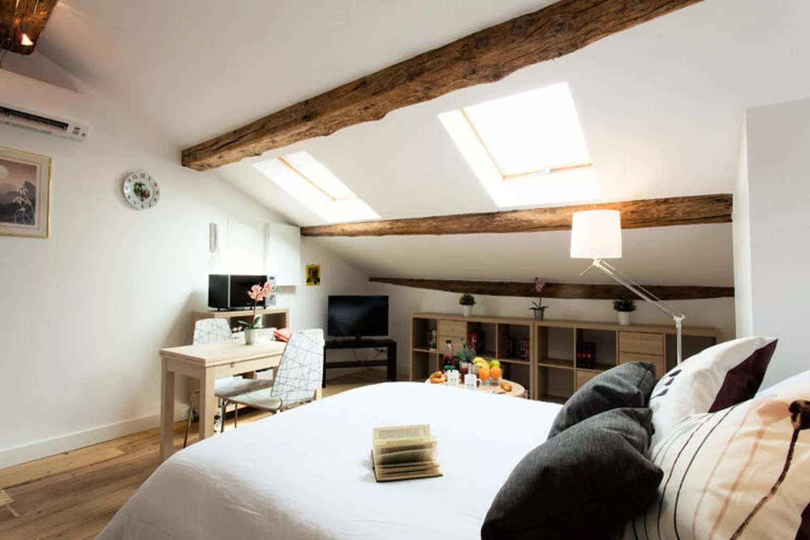 Studio à Montpellier-Slaapkamer