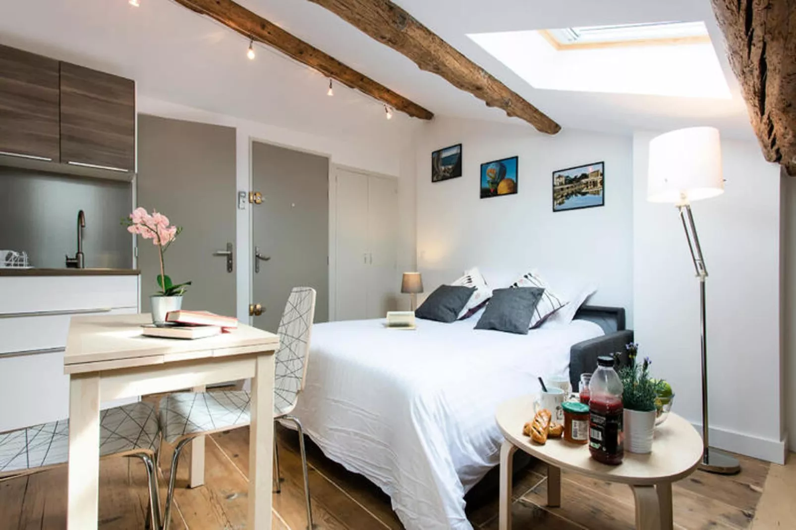 Studio à Montpellier-Slaapkamer