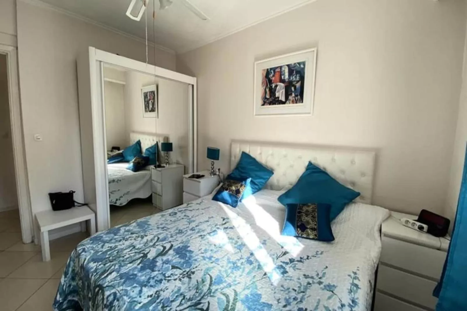 Résidence 2 Pi&egrave;ces Plein Sud &agrave; 300m De La Croisette ☀live In Le Bosquet☀-Slaapkamer