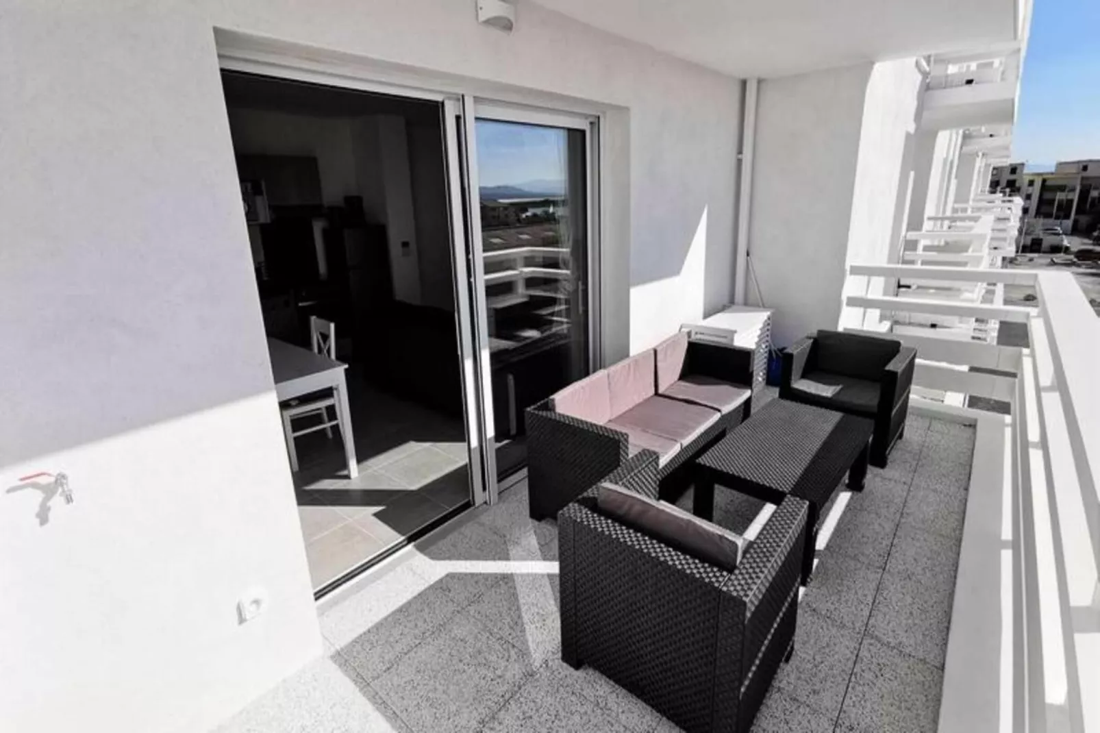 Résidence Les Voiles Blanches-Terrasbalkon