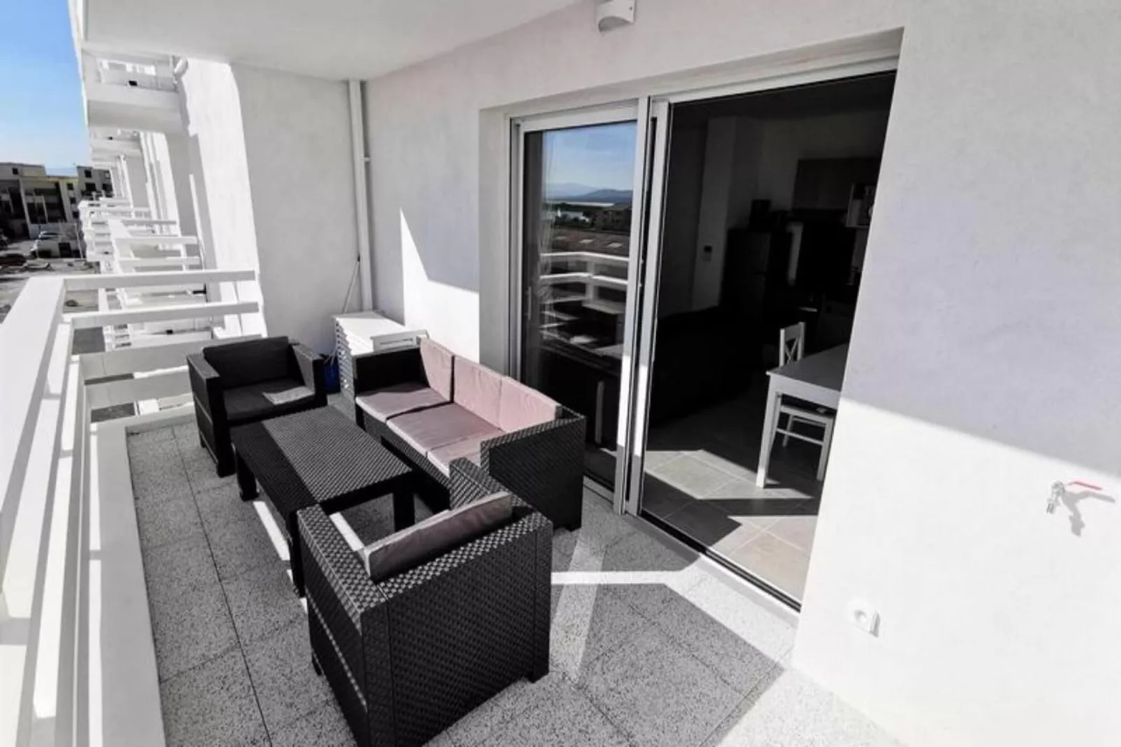 Résidence Les Voiles Blanches-Terrasbalkon