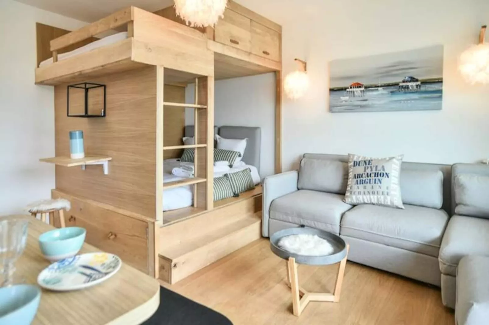 Superbe Studio R&eacute;nov&eacute; Pour 3 Personnes En 1&egrave;re Ligne Au C&oelig;ur D'arcachon