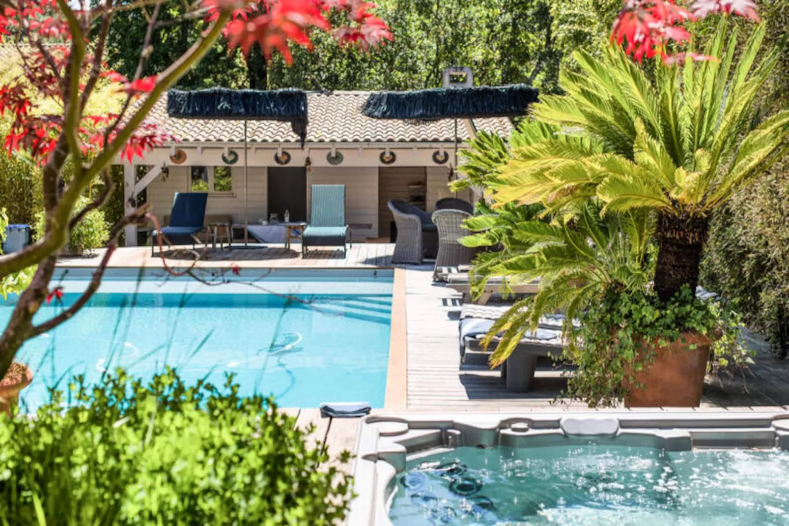 Superbe Villa Calme Avec Piscine Chauff&eacute;e Et Jacuzzi &agrave; 300 M De La Plage