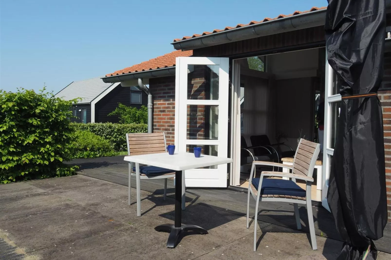 Dichtbij de Oosterschelde-Terrasbalkon