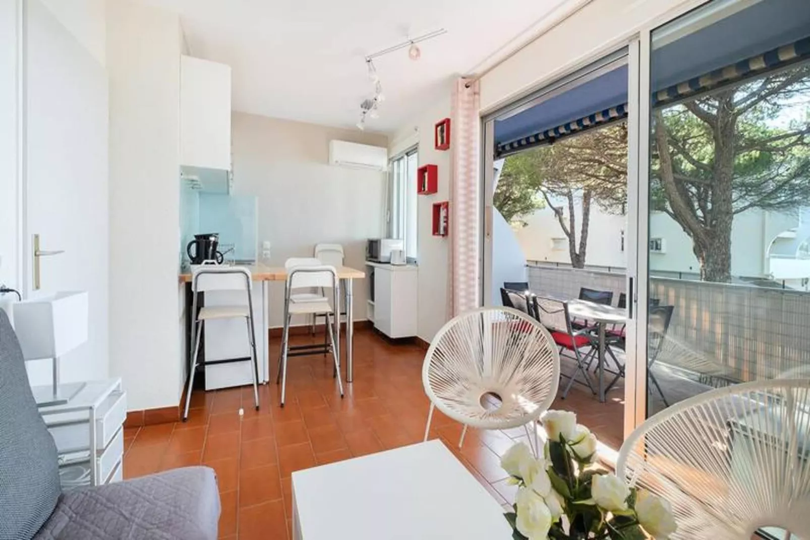 Résidence "le Grand Large"-Woonkamer