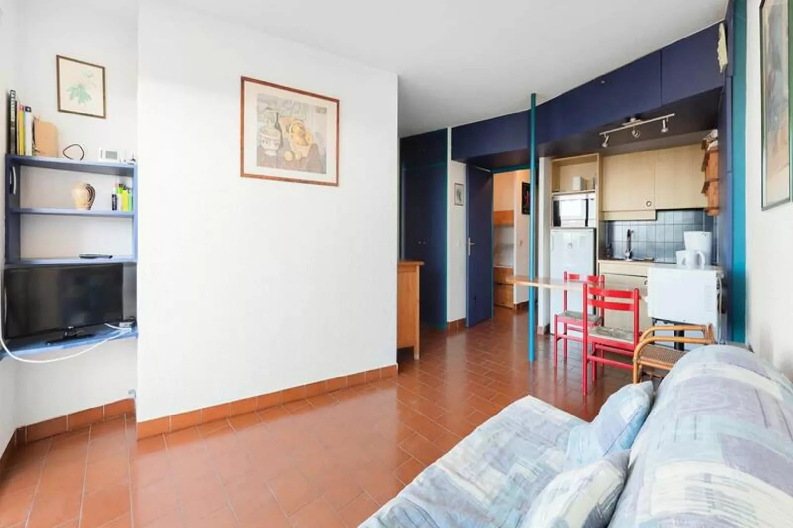 Résidence "le Grand Large"-Woonkamer