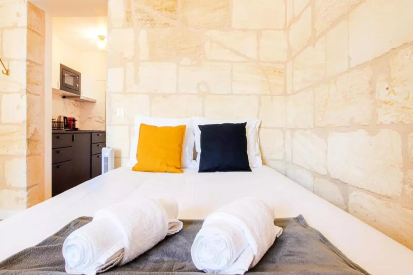 Superbe Appartement Cozy Et Charmant Pour 2 Vers La Gare Saint-jean-Slaapkamer