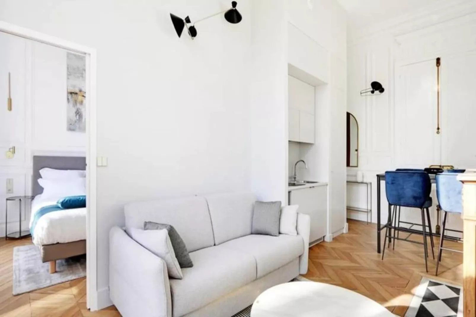 Maison Labruy&egrave;re - Suite Terrasse-Woonkamer